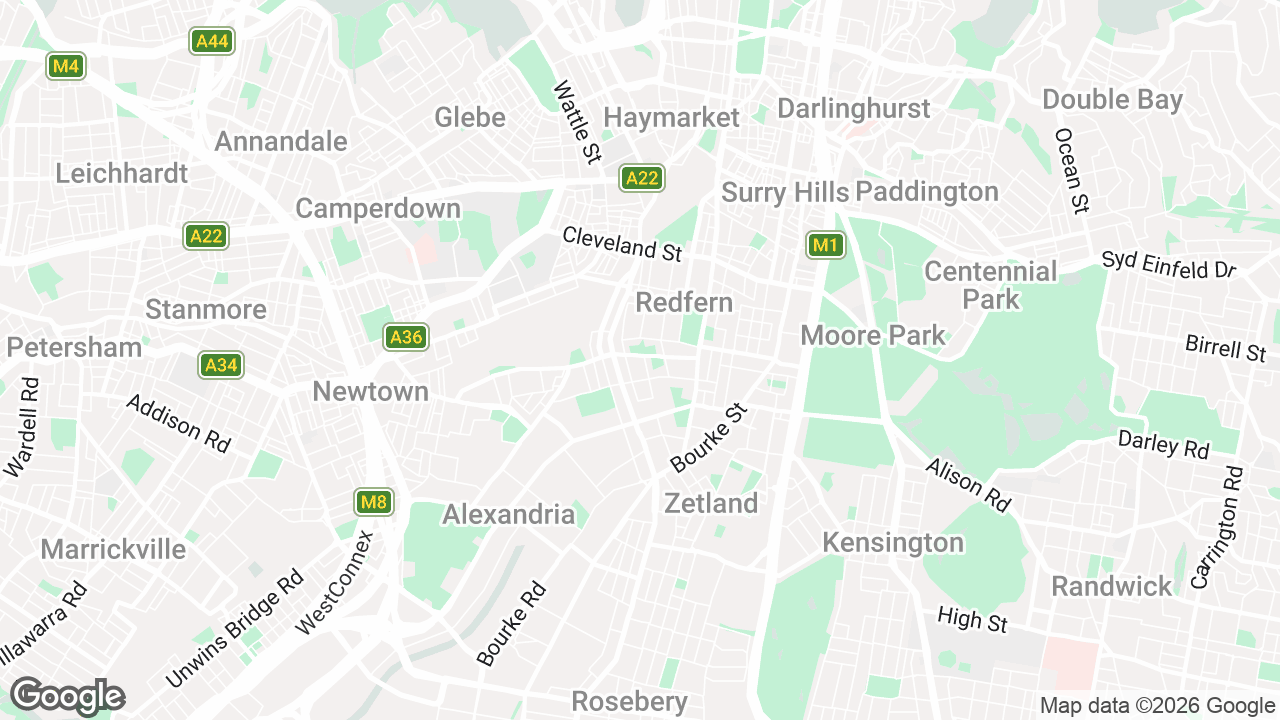 Map of Sydney